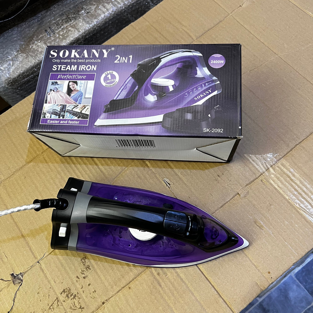 Lot Imported Sokany 2-in-1 Steam Iron